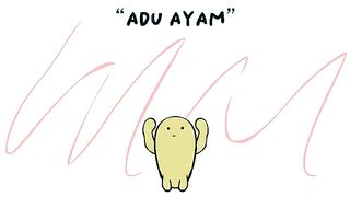 Animasi adu ayam ngakak lucu parah