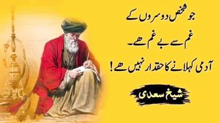 Sheikh sadi best Quotes in urdu