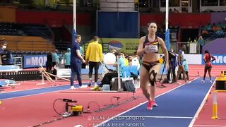 FLORENTINA COSTINA IUSCO • WOMEN'S LONG JUMP Beautiful female modele shows beautiful body shape
