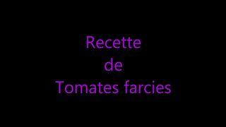 Recette Des tomates farcies