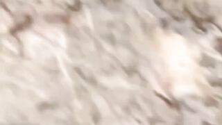 Poop in the river