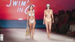 Priscilla Ricart & Abby Richards (Slow Motion 4K) _ Miami Swim Week Beautiful female modele shows beautiful body shape