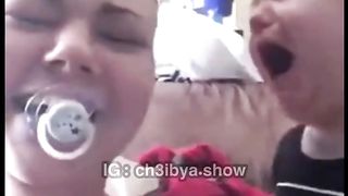 Child teasing
