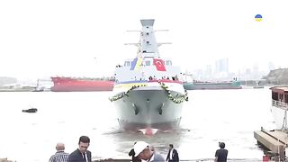 НА ВОДА  Е СПУСНАТ  ФЛАГМАНЪТ НА УКРАИНСКИЯ ФЛОТ