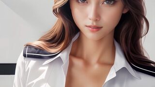 [4K AI Art] Beauties Flight Attendants / Top Companies AI Lookbook