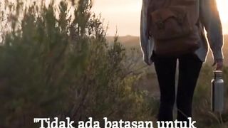 "Tidak ada batasan untuk impianmu, percayalah pada dirimu sendiri dan teruslah berusaha.