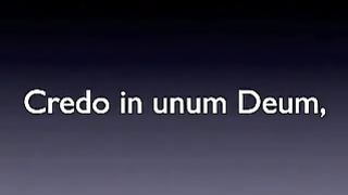 Credo in Latin