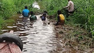 Berusaha untuk keluar di saat air kering