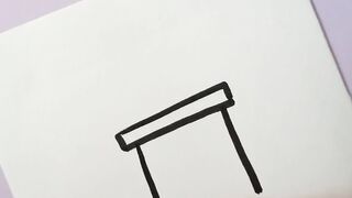 Draw present bow/drawing step by step