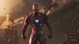 AVENGERS INFINITY WAR Iron Man Vs Thanos Fight Scene 2