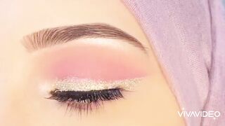 Cute birthday eye makeup look ????