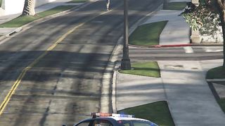 Gta v shootout at Los angles with Michael cinematic view