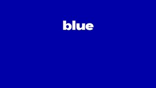 Not blue
