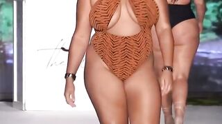 micro bikinis _ BTS of Fashion Week Beautiful female modele shows beautiful body shape