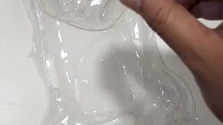 Satisfying slime with little glitter