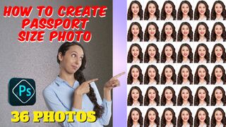 How To Create Passport Size Photo In Photoshop