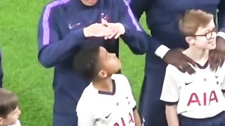Monents of respect in football.