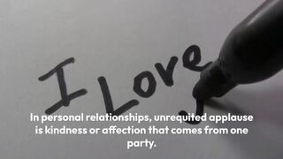 UNREQUITED APPLAUSE