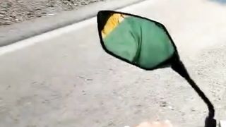motorbike ride to beautiful mountain area