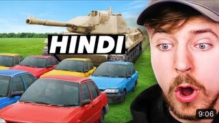 1 tank Vs 10 Cars - @MrBeast Hindi dubbed video - ???????? ????????????????????????????????????????????????