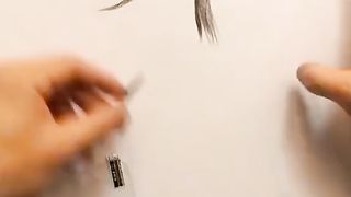 beautiful face sketch