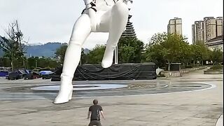 the statue was destroyed but turned out to be interesting