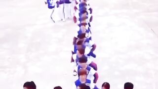 really cool number gymnastic formations