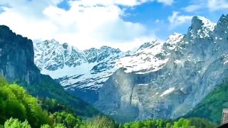 Switzerland village beautiful view