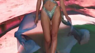 EMA SAVAHL _ Part 1 _ Slow Motion _Miami Swim Week 2023 Beautiful female modele shows beautiful body shape