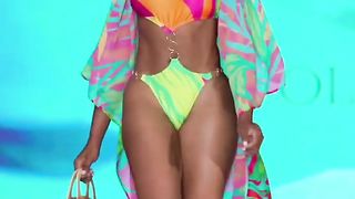 Olivia London Swimwear _ Part 5 _ Miami Swim Week 2023 Beautiful female modele shows beautiful body shape