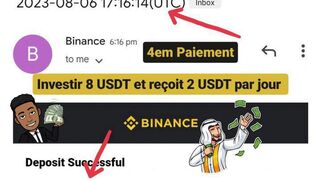4em paiement investir 8 USDT et reçoit 2 USDT par jour