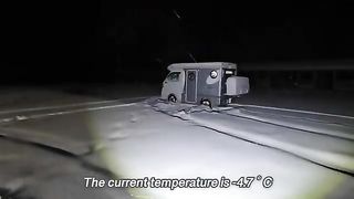 Car Camping in heavy snow