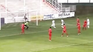 Funny corner kick