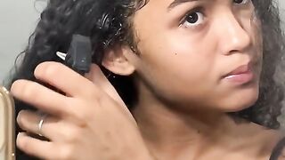 Penteado cabelo cacheado