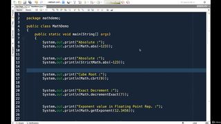 Math Class in Java