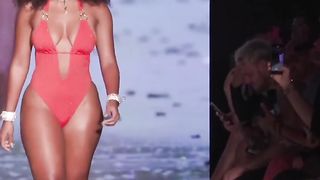 Amber Keaton _ Slow Motion _ Miami Swim Week 2023 Beautiful female modele shows beautiful body shape