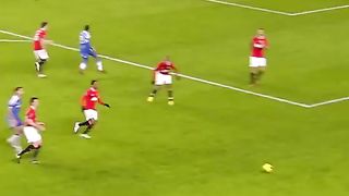 Goal ikonic mu vs chelsea