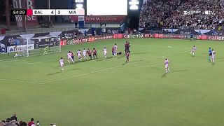 Messi in Inter Miami -inter miami vs dallas messi goal free kick