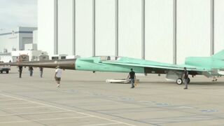 Whoa! Lockheed Martin X-59 finally unveiled in hangar rollout.Video 2023