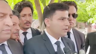 Imran khan Chairman PTI Imran khan Lawyer Naeem Panjutha Press Conference after meeting with Imran khan