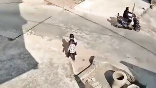 Little Girl Throws 4-Year-Old Boy Into A Well In China