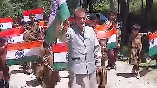 Tirang rally at Middle school Gamgulla