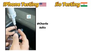 Iphone Testing Vs Jio Testing #funnymemes #indianmemes #meme.