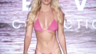 Bikini Show _ Miami swim week [ Neena Swimwear Beautiful female modele shows beautiful body shape