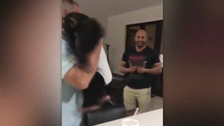 The reaction of animals after a long separation from their owners