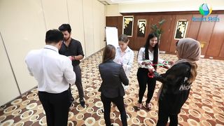 there are smart skills in team work and full of joy