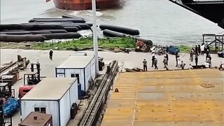 UNBELIEVABLE SHIP LAUNCH ????