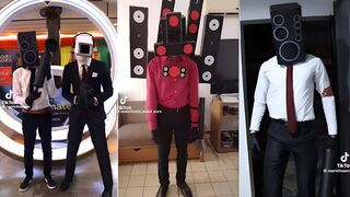 (3)Funny Cosplay Cameraman,TVman,Speakerman,Skibidi Toilet. Tik Tok/Douyin. TikTok Compilation 13