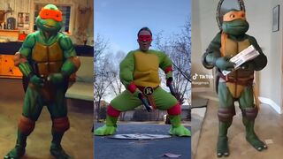 (2)Funny Cosplay Ninja Turtles,TMNT,TikTok/Douyin.TikTok Compilation 15