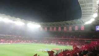 The war anthem of the Ottoman Empire was played in the football match between Turkey and Sweden